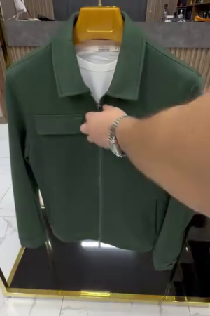 Men Lightweight Woven Jacket