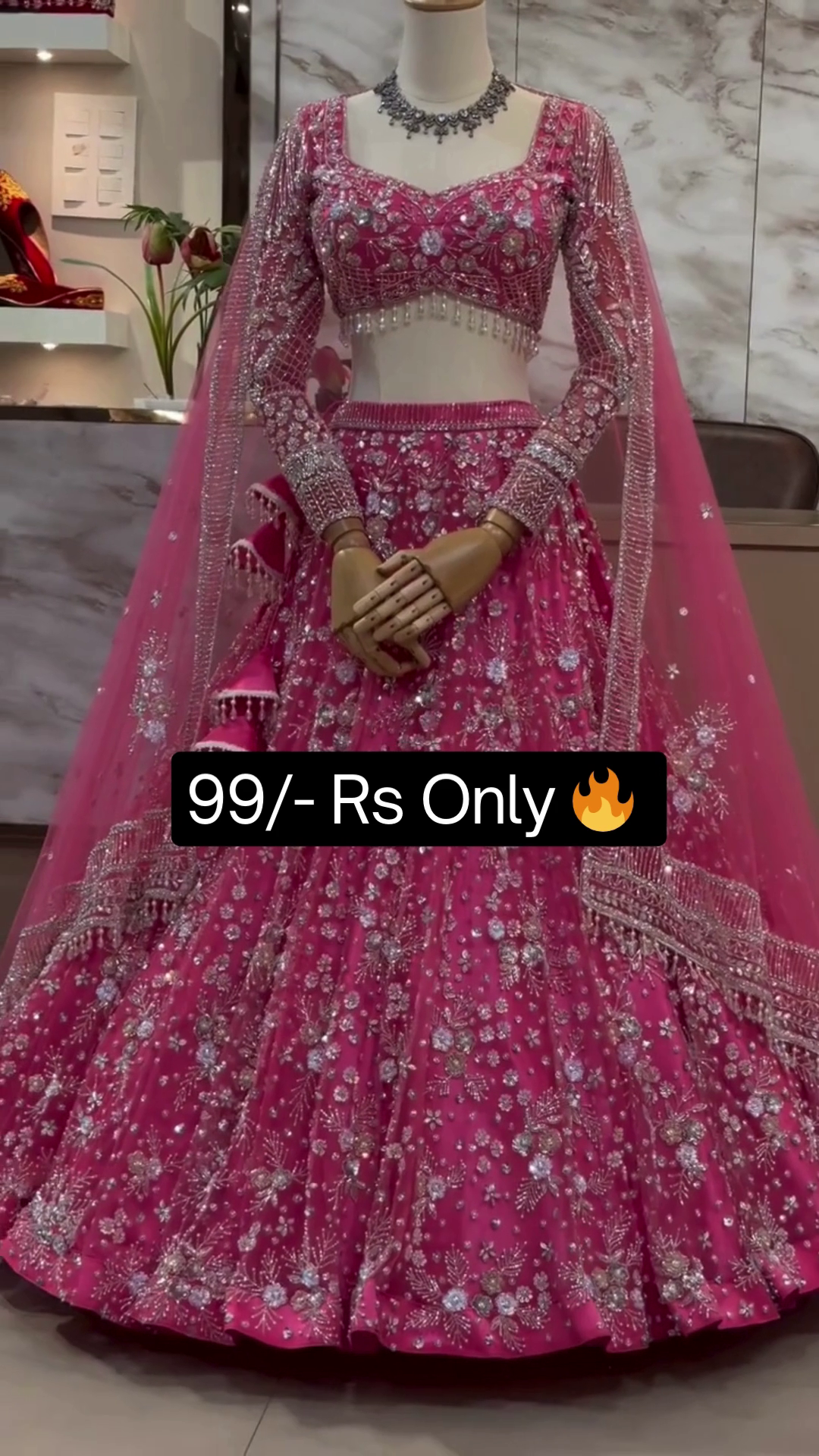 Digital Printed Poly Silk Free Size Lehenga Choli