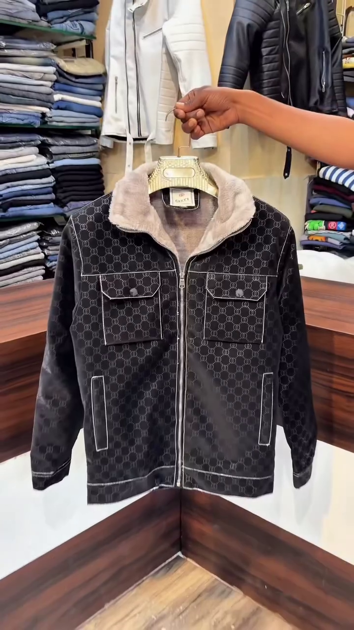 Men's Leather Jackets, Black Leather Jacket, Lambskin Jackets, Regular Fit, Three Pockets - Image 4