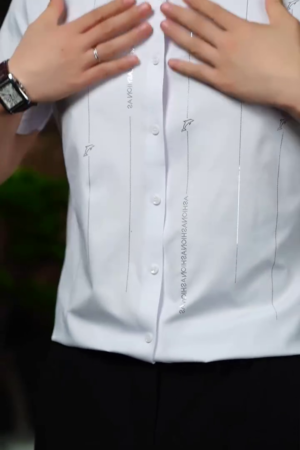 Summer Casual Slimming Shirt Thin Short-sleeved Shirt for Men Middle-aged Half-sleeved Shirt