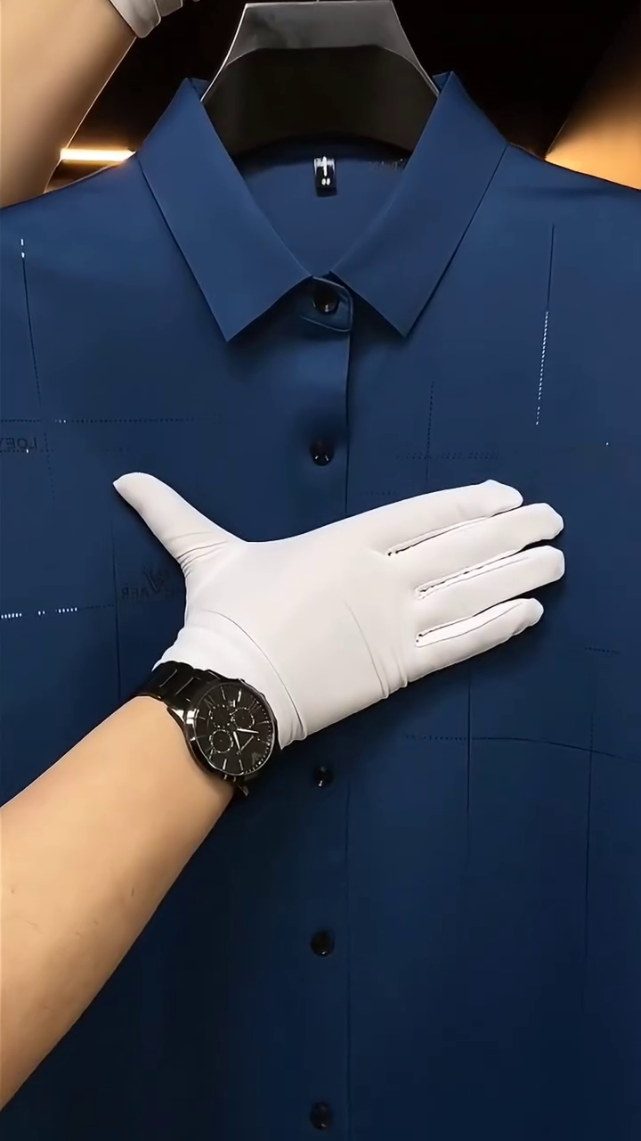 Short-Sleeved Shirt Men's Shirt Middle-Aged Half-Sleeved Casual Slimming Blouse Thin - Image 6